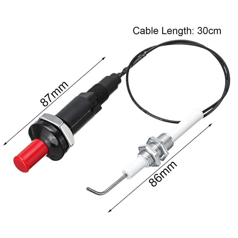 Home Cooking Set - Encendedor piezoeléctrico con botón pulsador con