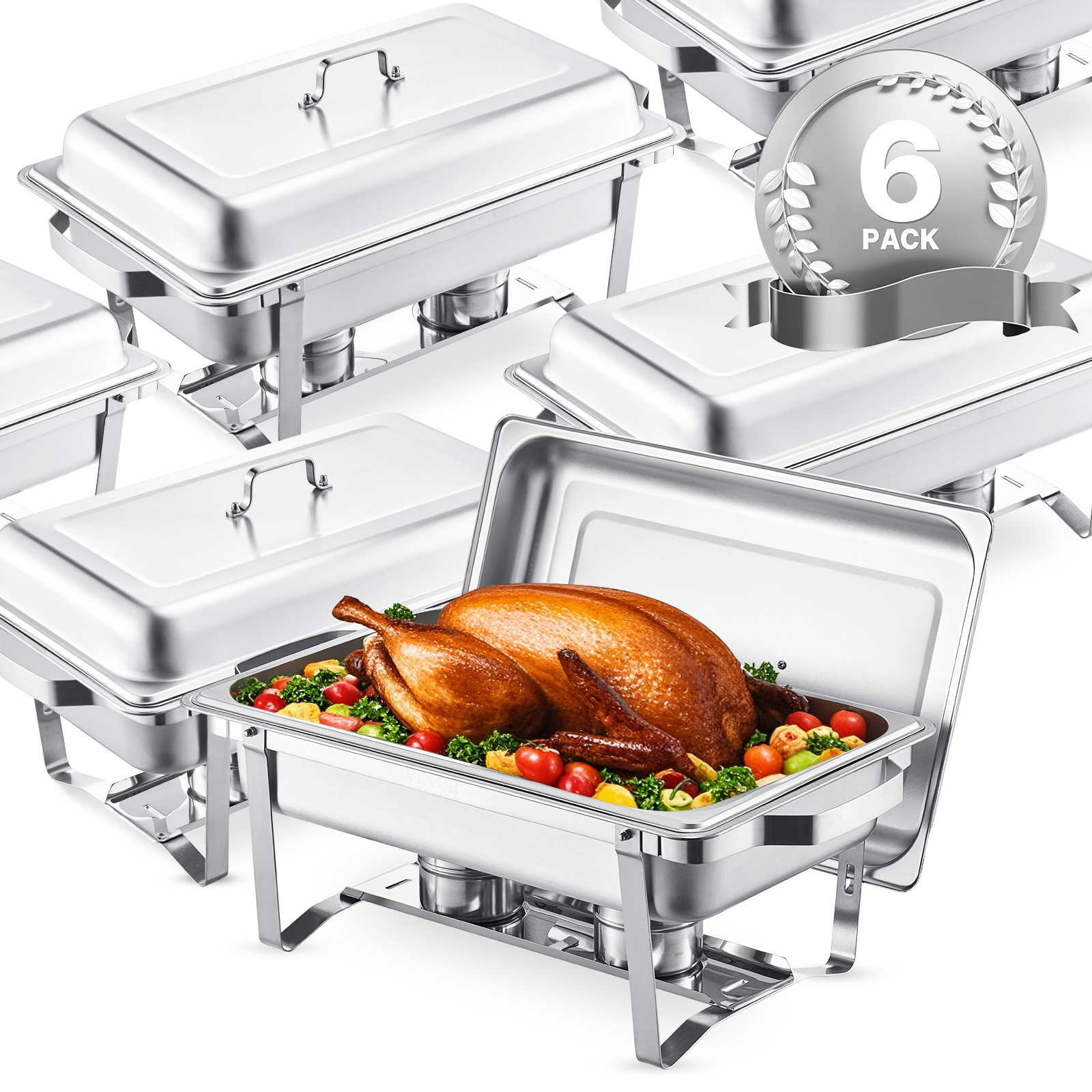 Paella Pan Steel - SucceBuy Juego de 4/6 Recipientes para