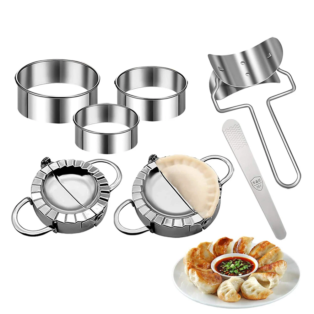 Gyoza Dumpling Maker - Molde para dumplings de acero inoxidable,