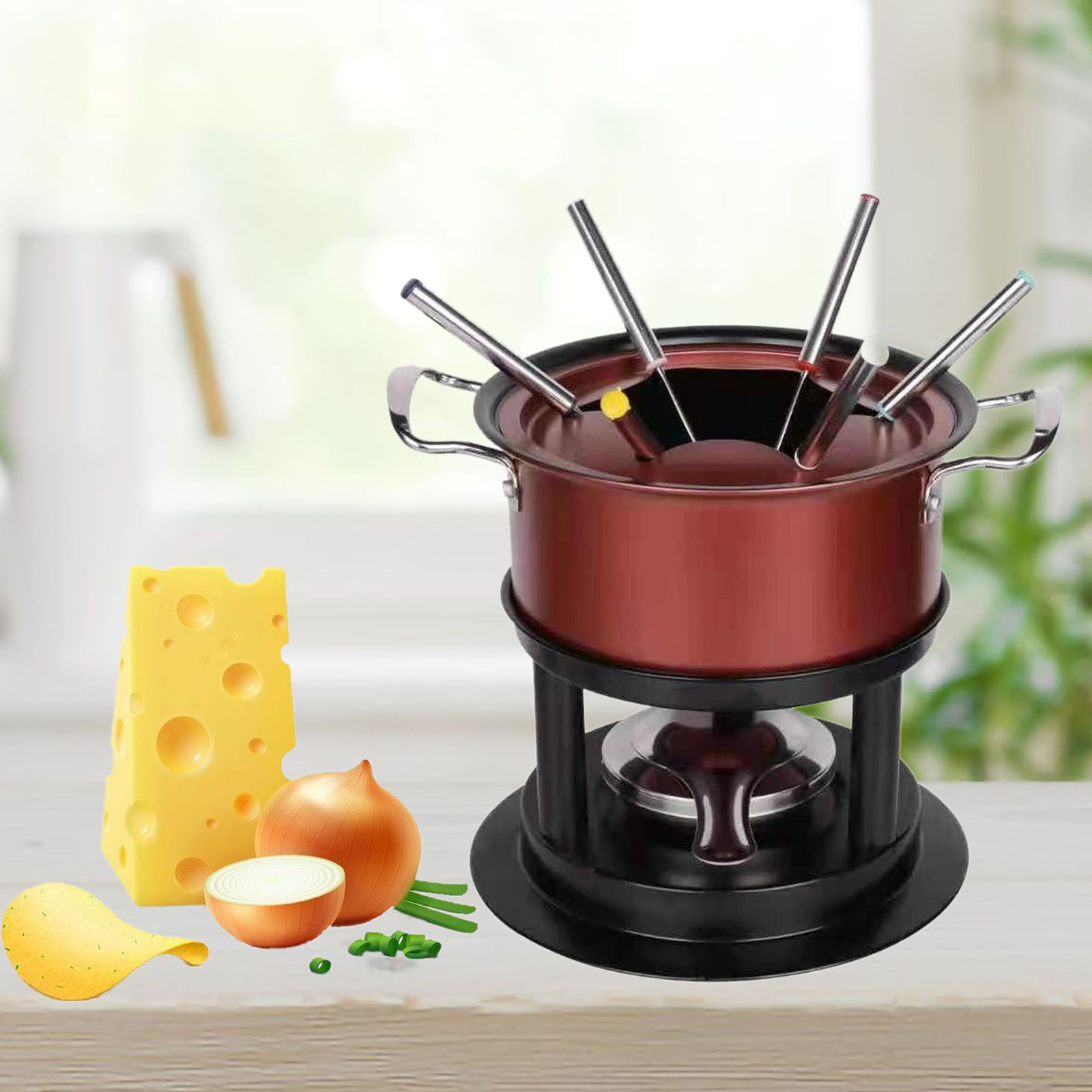 Juego de ollas de Fondue, estu - Home Cooking Set reseña y precio