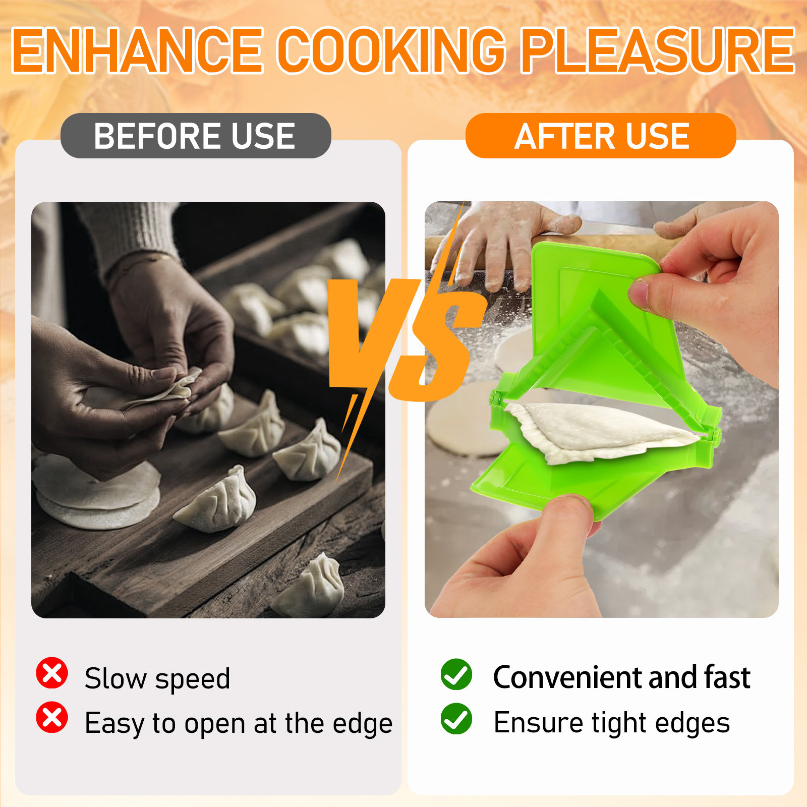 3 Moldes para Hacer Dumplings  - Gyoza Dumpling Maker reseña y precio