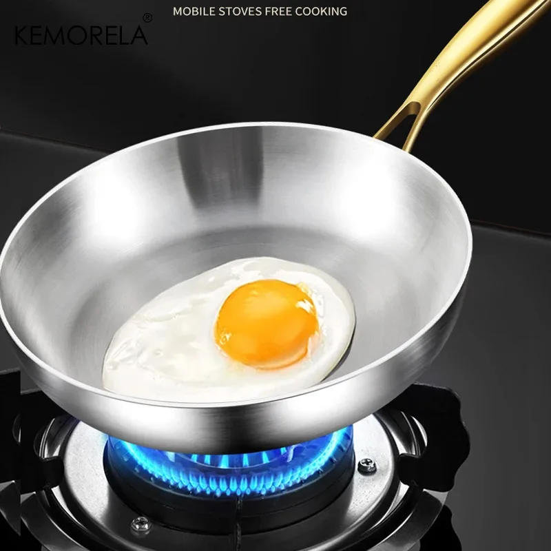3 unids/set 316 sartén con man - Paella Pan Steel reseña y precio