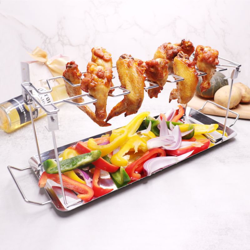 Soporte plegable de acero inox - Paella Pan Steel reseña y precio